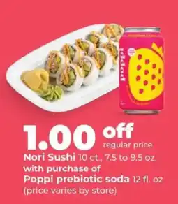 Hy-Vee Poppi prebiotic soda offer