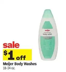 Meijer Meijer Body Washes offer