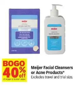 Meijer Meijer Facial Cleansers or Acne Products offer