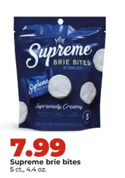 Hy-Vee Supreme brie bites offer