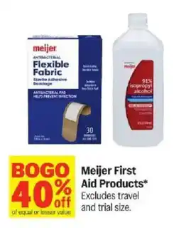 Meijer Meijer First Aid Products offer