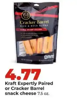Hy-Vee Kraft expertly paired or cracker barrel snack cheese offer