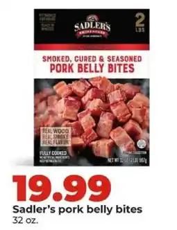 Hy-Vee Sadler's pork belly bites offer