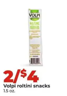 Hy-Vee Volpi roltini snacks offer