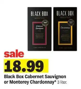 Meijer Black Box Cabernet Sauvignon or Monterey Chardonnay offer