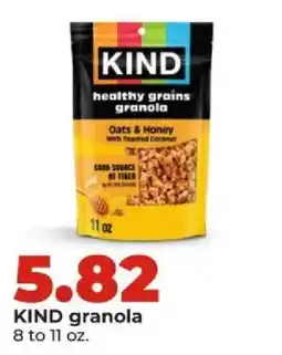 Hy-Vee Kind granola offer