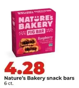 Hy-Vee Nature's Bakery snack bars offer