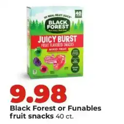 Hy-Vee Black Forest fruit snacks offer