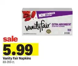 Meijer Vanity Fair Napkins offer