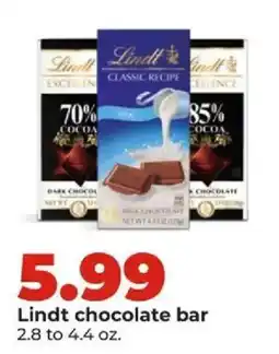 Hy-Vee Lindt chocolate bar offer