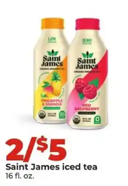 Hy-Vee Saint James iced tea offer