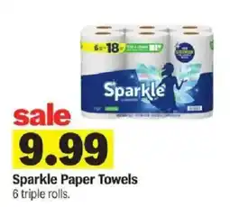 Meijer Sparkle Paper Towels offer