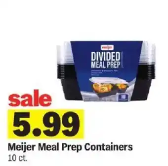 Meijer Meijer Meal Prep Containers offer