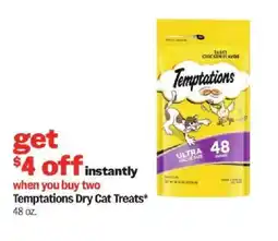Meijer Temptations Dry Cat Treats offer