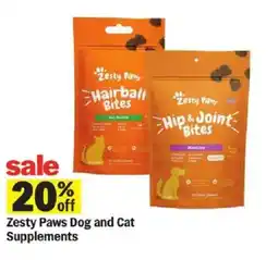 Meijer Zesty Paws Dog and Cat Supplements offer