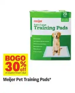 Meijer Meijer Pet Training Pads offer