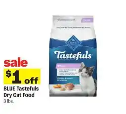 Meijer Blue Tastefuls Dry Cat Food offer
