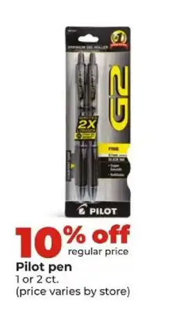 Hy-Vee Pilot pen offer