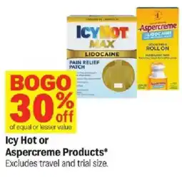 Meijer Icy Hot or Aspercreme Products offer