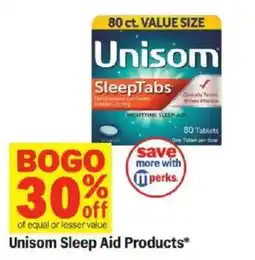 Meijer Unisom Sleep Aid Products offer