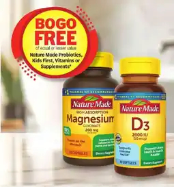 Meijer Nature Made Probiotics, Kids First, Vitamins or Supplements offer