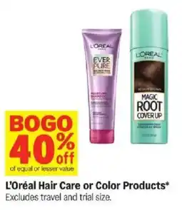 Meijer L'Oréal Hair Care or Color Products offer