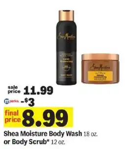 Meijer Shea Moisture Body Wash or Body Scrub offer