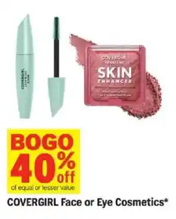 Meijer Covergirl face or eye cosmetics offer
