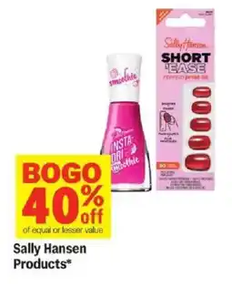 Meijer Sally Hansen Products offer
