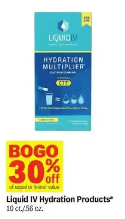 Meijer Liquid IV Hydration Products offer