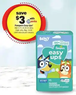 Meijer Pampers Easy Ups offer
