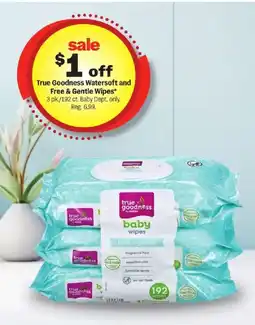 Meijer True Goodness baby wipes offer