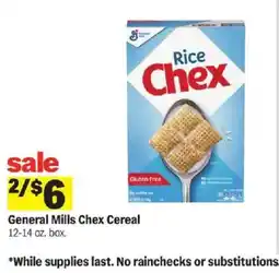 Meijer General Mills Chex Cereal offer