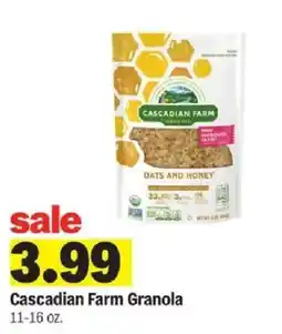 Meijer Cascadian Farm Granola offer