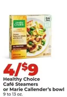 Hy-Vee Healthy Choice Café Steamers or Marie Callender's bowl offer