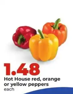 Hy-Vee Hot House red, orange or yellow peppers offer
