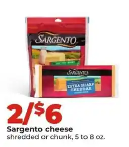 Hy-Vee Sargento cheese offer