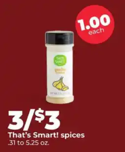 Hy-Vee That's Smart! spices offer