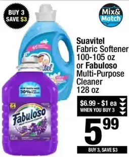 Super King Markets Suavitel Fabric Softener or Fabuloso Multi-Purpose Cleaner offer