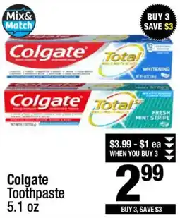Super King Markets Colgate Toothpaste offer