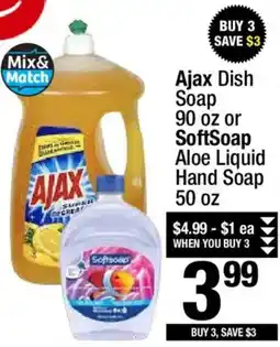 Super King Markets Ajax Dish Soap or SoftSoap Aloe Liquid Hand Soap offer