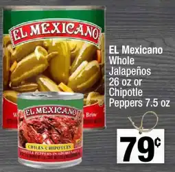 Super King Markets El Mexicano whole jalapeños or chipotle peppers offer