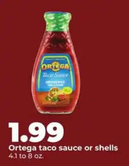 Hy-Vee Ortega taco sauce or shells offer