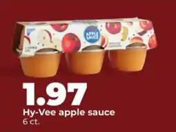 Hy-Vee Hy-Vee apple sauce offer
