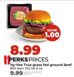 Hy-Vee Hy-Vee True grass fed ground beef offer