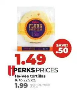 Hy-Vee Hy-Vee flour tortillas offer