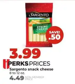 Hy-Vee Sargento snack cheese offer
