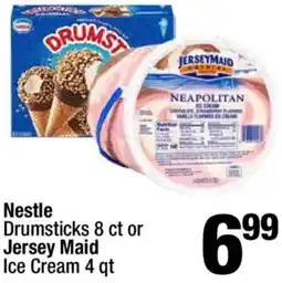 Super King Markets Nestle Drumsticks or Jersey Maid Ice Cream offer