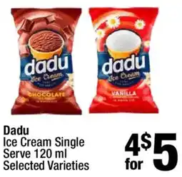 Super King Markets Dadu Ice Cream Single Serve offer