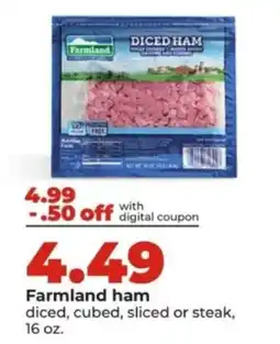 Hy-Vee Farmland ham offer